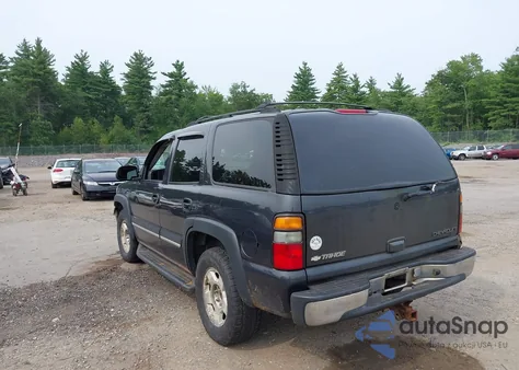 2005 Chevrolet Tahoe Lt из США, поврежденный, VIN 1GNEK13T65J160100